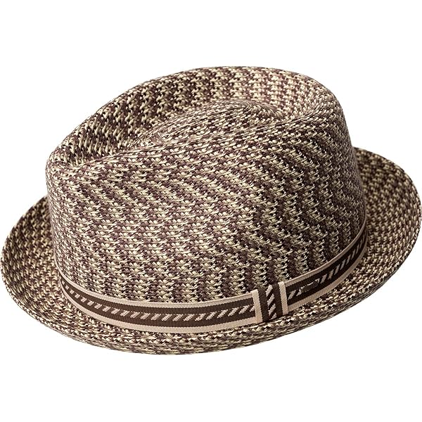Bailey of Hollywood Men's Hooper Braided Fedora Trilby Hat Hat